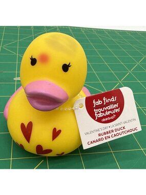 Mother Duck Rubber Duck Valentine Hearts NWT READ! For Jeeps